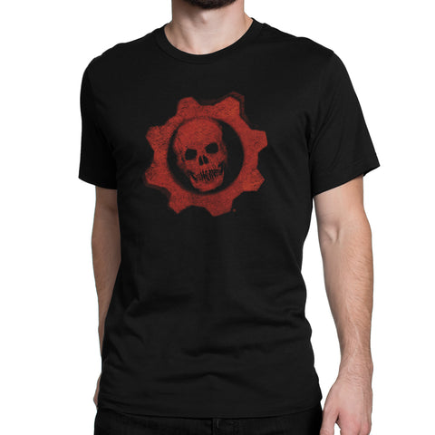 gears of war skull logo shirt