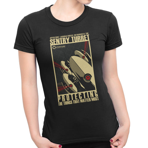 Sentry Turret Baby Doll Tee
